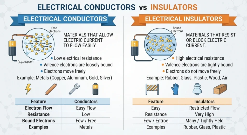 Electrical Conductors vs Insulators