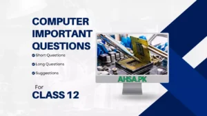 Computer Important Questions Class 12