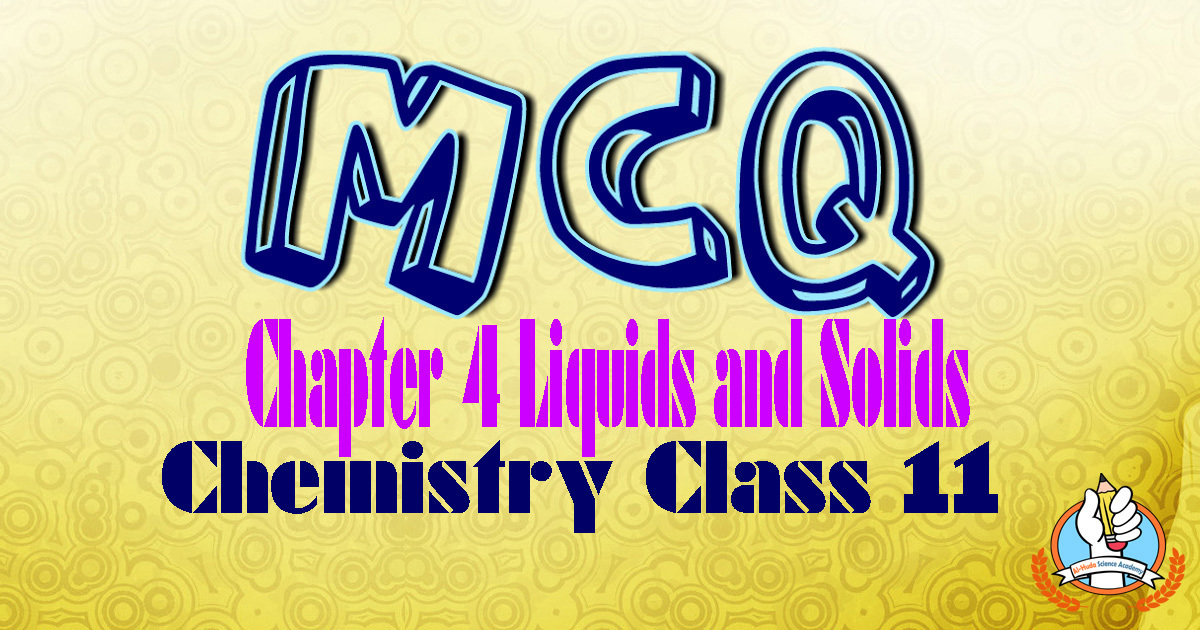 MCQs of Chapter 4 Chemistry Class 11