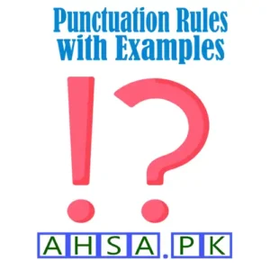Punctuation Rules with examples