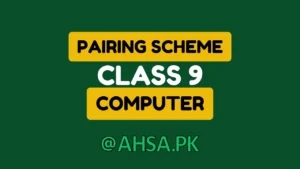 Pairing Scheme of computer Class 9