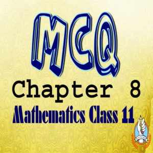 Math Chapter 8 MCQs Class 11