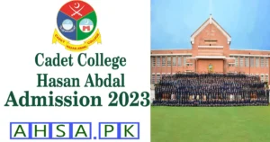Cadet College Hasanabdal Admission 2023