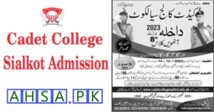 Cadet College Sialkot Admission 2023