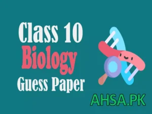Guess Paper 2023 Biology Class 10