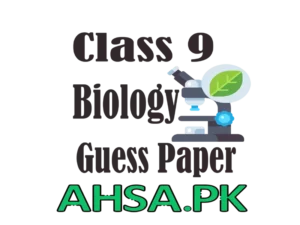 Guess paper Biology for Class 9
