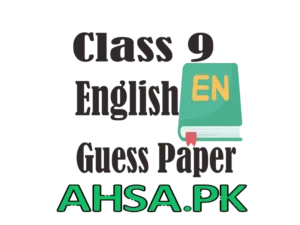 Guess papers English Class 9