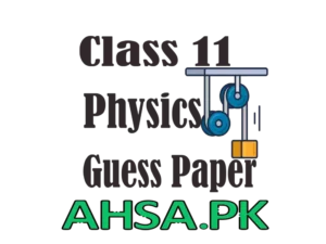 Guess Paper Physics Class 11