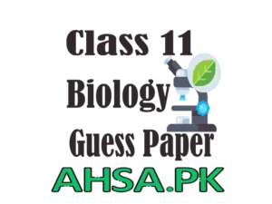 Guess paper Biology Class 11
