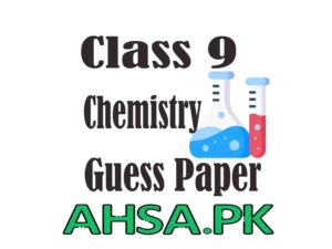 Guess paper Chemistry for Class 9