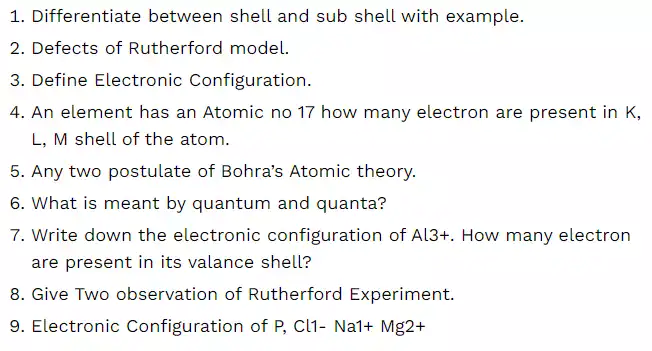 chapter 2 short questions chemistry