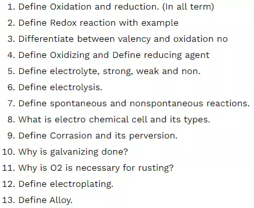 chapter 7 short questions chemistry