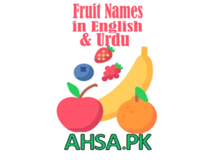 Fruit Names with Urdu Meanings