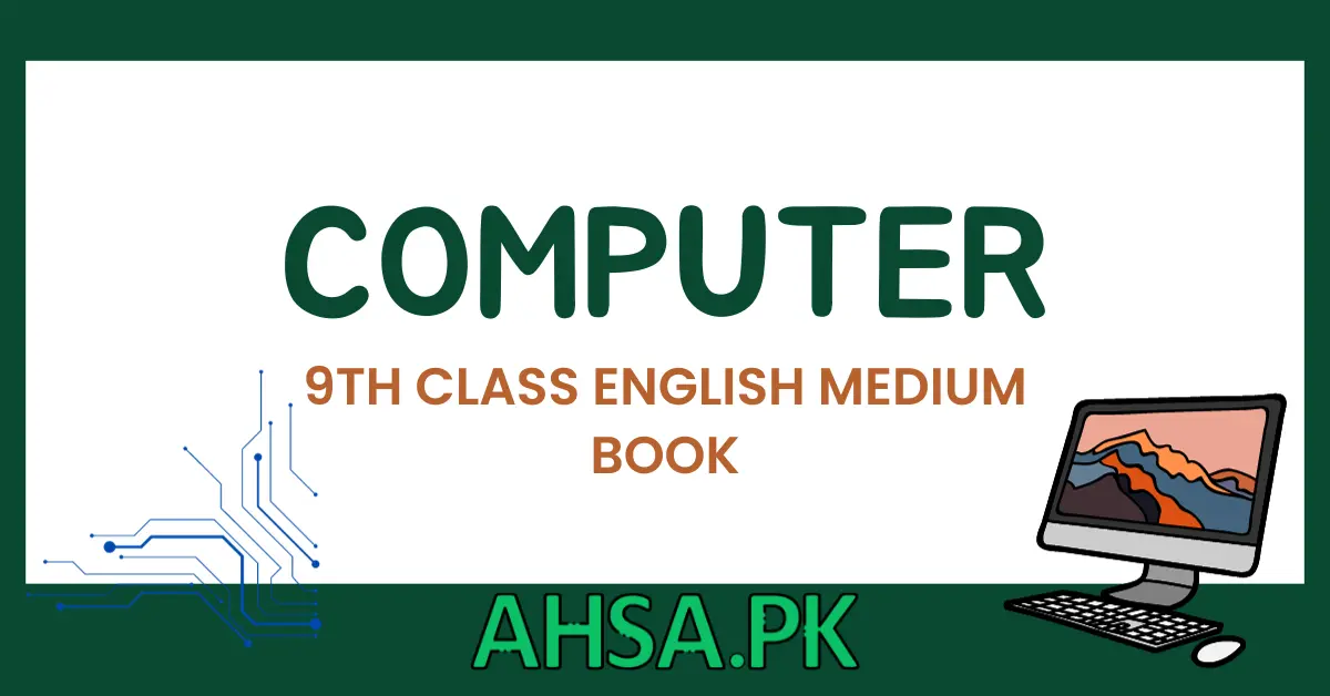 book of 9th class Computer English Medium