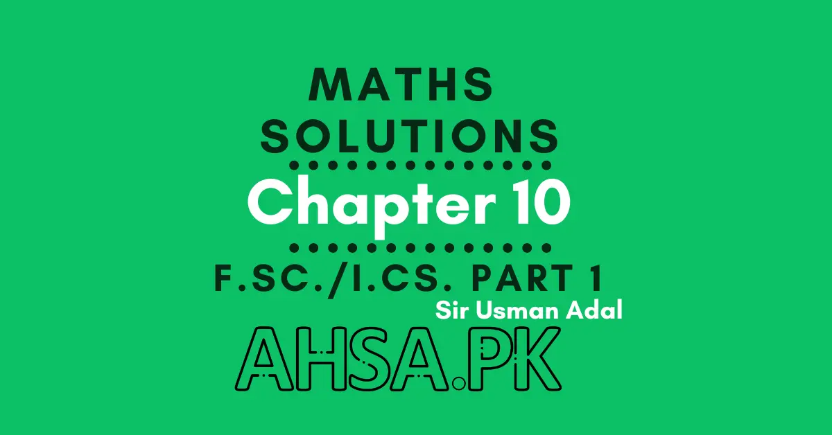 Chapter 10 Math Class 11