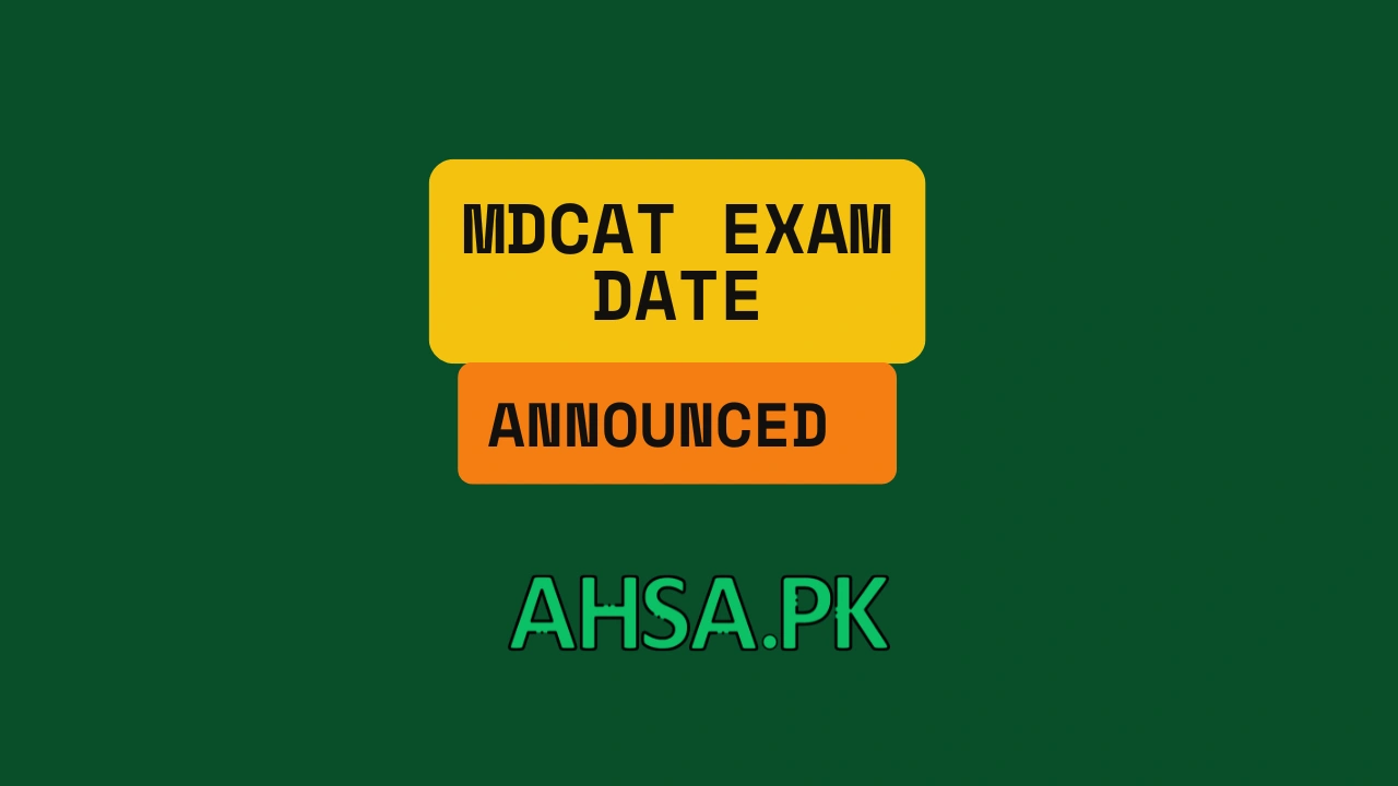mdcat exam date
