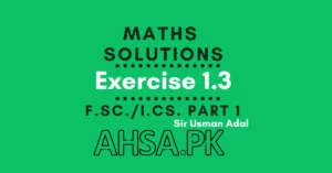 Exercise 1.3 Class 11 Math, in PDF