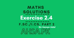 Exercise 2.4 Class 12 Math