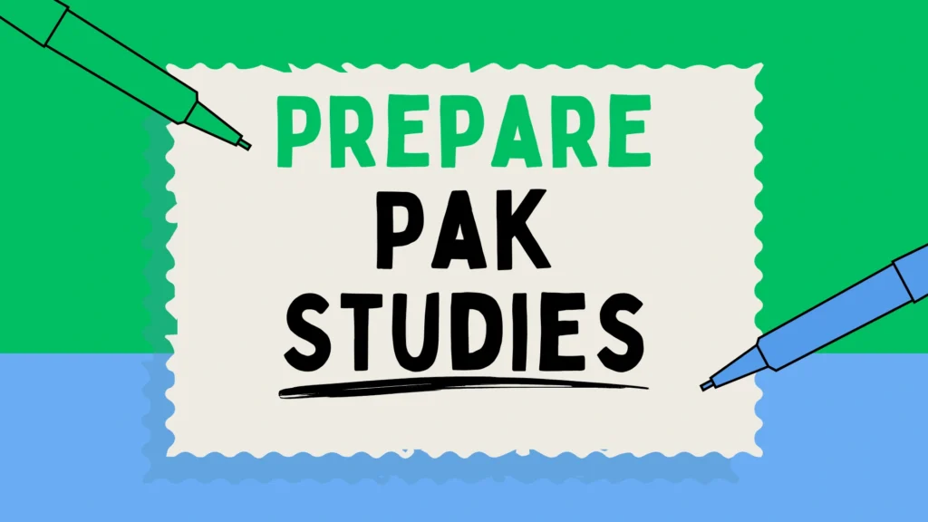 Prepare Pak Studies