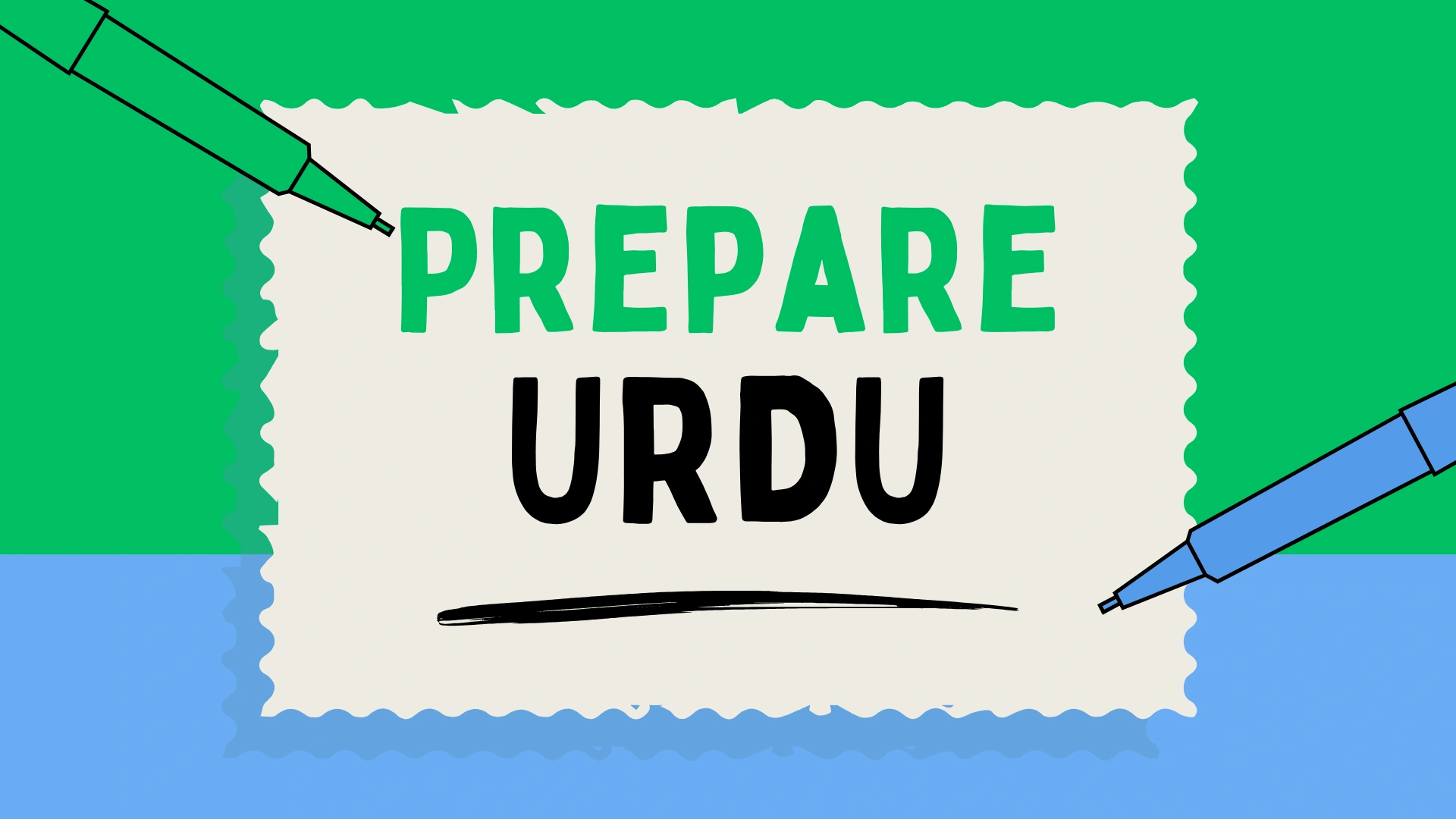 Prepare Urdu