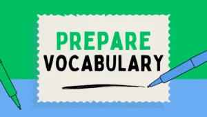 Prepare Vocabulary