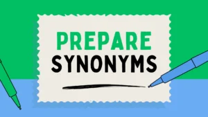Prepare Synonyms