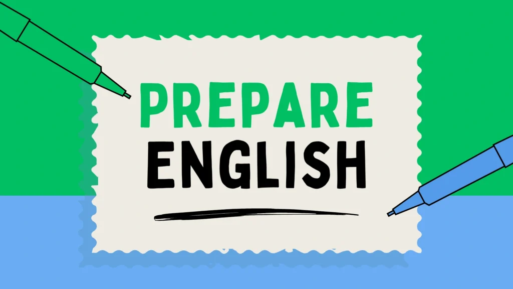 prepare English