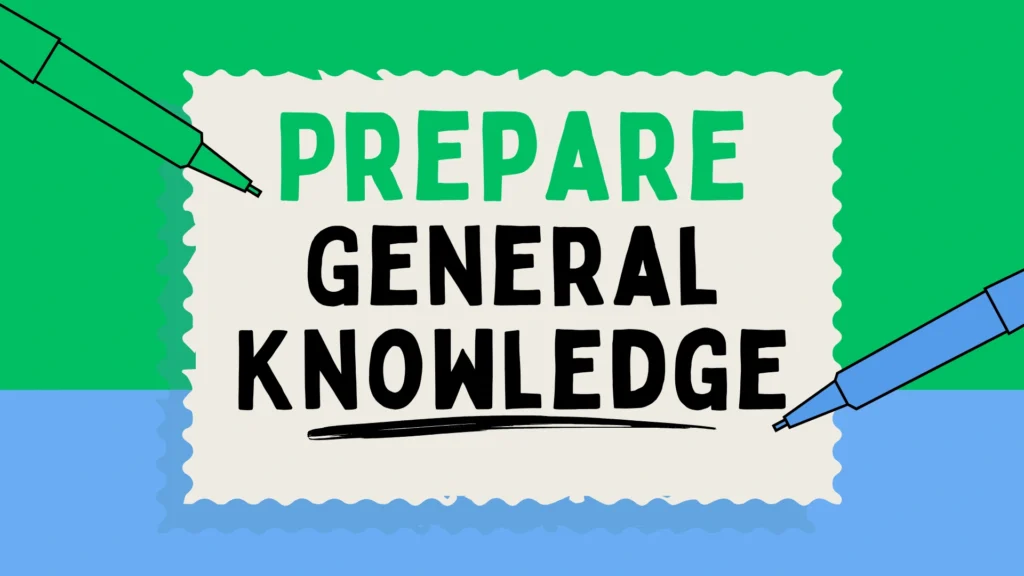 prepare general knowledge