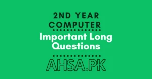 2nd Year Computer Important Long Questions