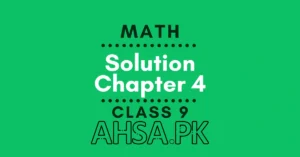 Chapter 4 9th Class Math Notes