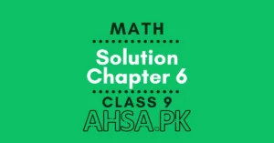 Chapter 6 9th Class Math Notes