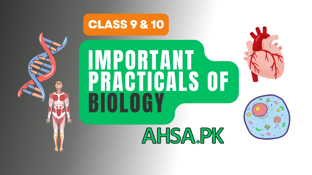 Class 10 Biology Important Practicals