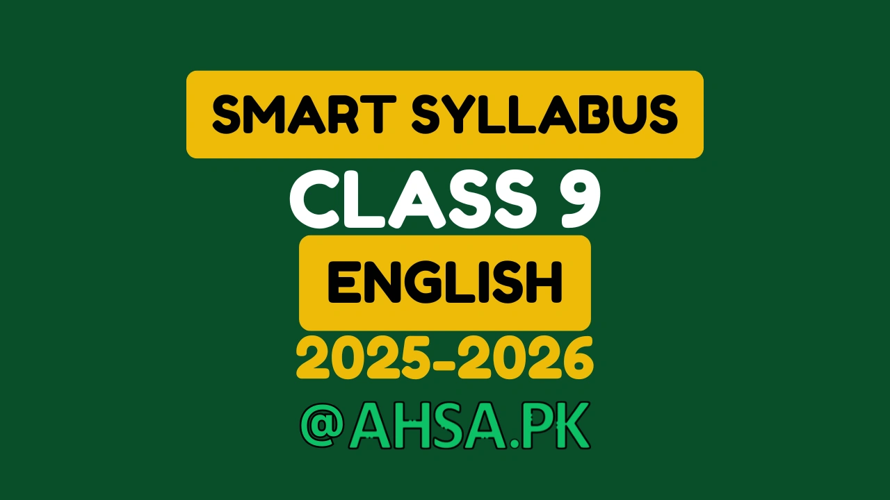 9th Class Smart Syllabus English - ALP 2025-2026 1 9th Class Smart Syllabus english