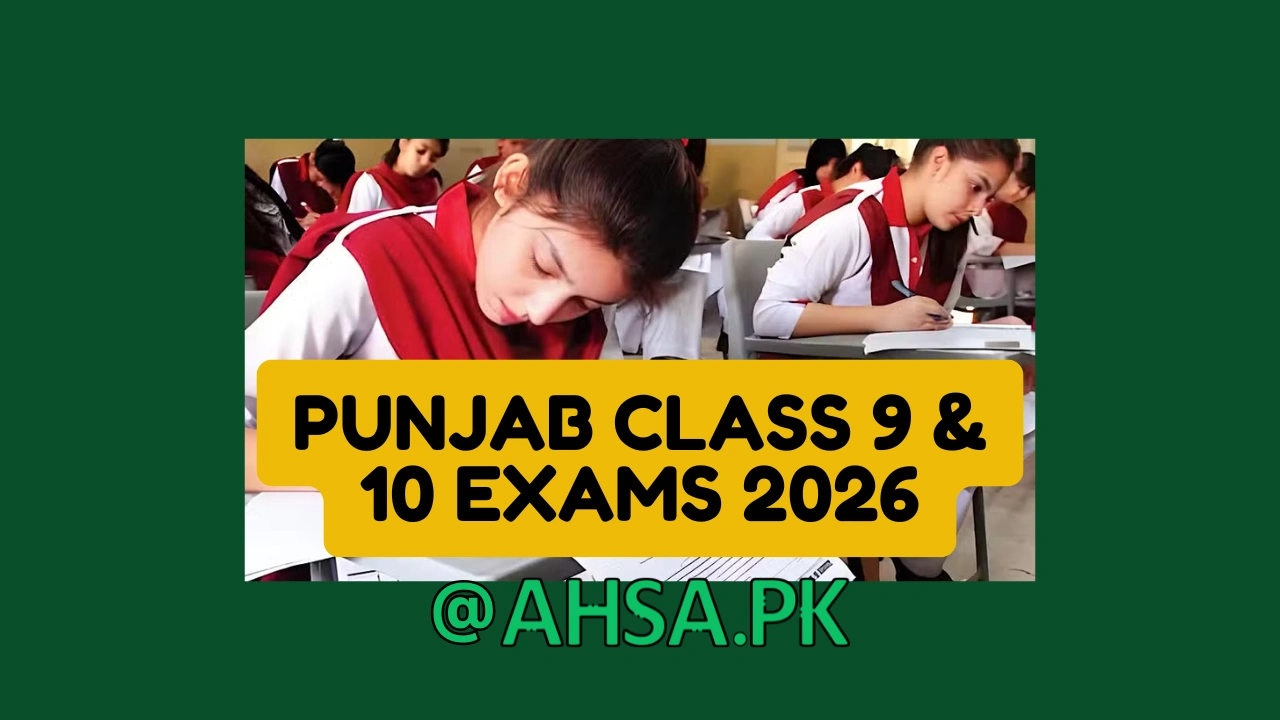 Punjab Class 9 & 10 Exams 2026