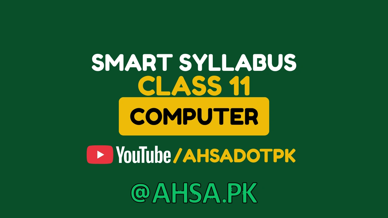 11Th Class Smart Syllabus Computer
