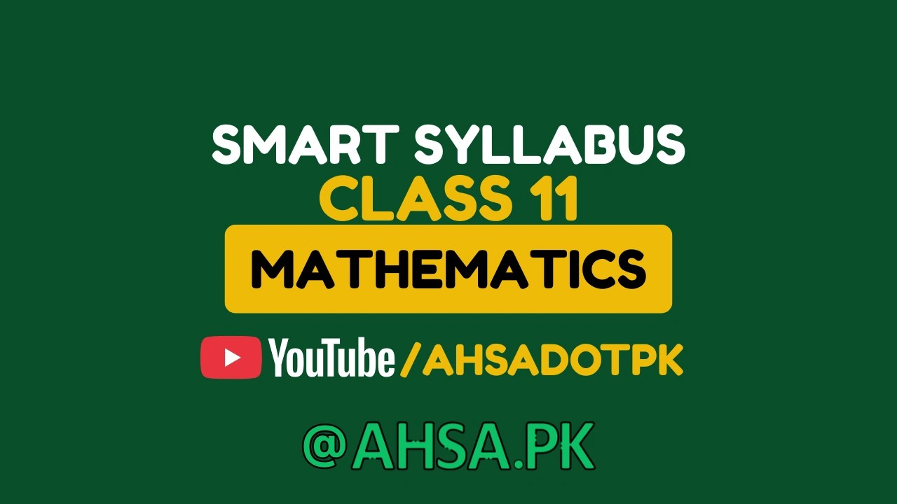 11Th Class Smart Syllabus Maths