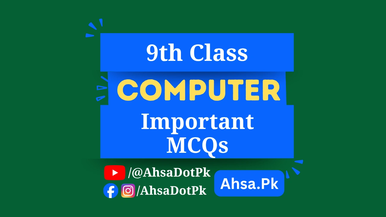 Class 9 Important Computer MCQs