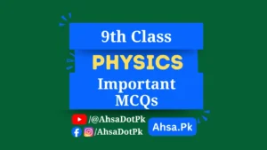 Class 9 Important Physics MCQs